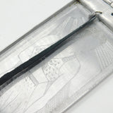 WWII-era 'Trench Art' Aluminium Large Cigarette Case from Sierra Leone c1945