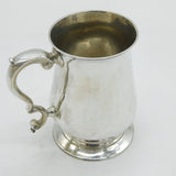 George III Sterling Silver Baluster Tankard Mug Antique 1775 London John King