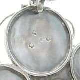 George II Sterling Silver Cut Glass Five-Piece Cruet Set Antique 1751 London