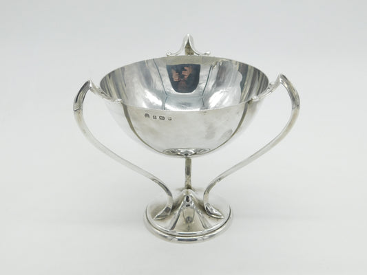 Art Nouveau Sterling Silver Tyg Presentation Trophy Cup 1908 Antique Birmingham