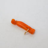 George III 9ct Rose Gold Carved Red Coral Sitting Dog Charm Antique c1820
