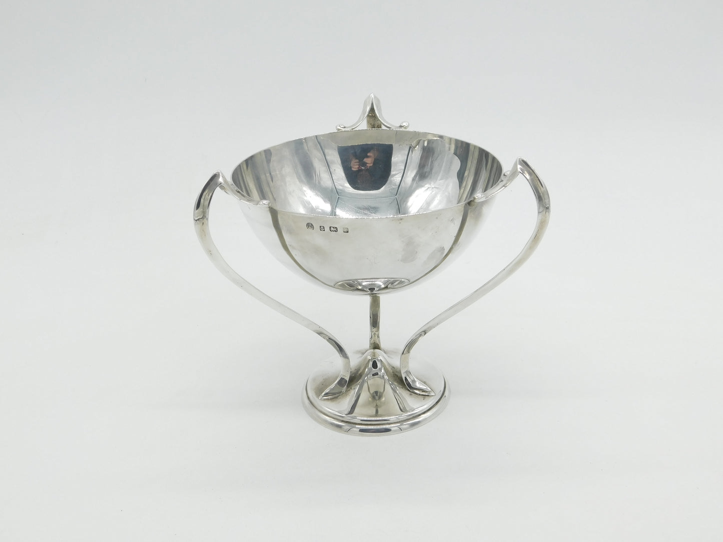 Art Nouveau Sterling Silver Tyg Presentation Trophy Cup 1908 Antique Birmingham