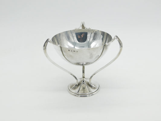 Art Nouveau Sterling Silver Tyg Presentation Trophy Cup 1908 Antique Birmingham