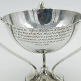 Art Nouveau Sterling Silver Tyg Presentation Trophy Cup 1908 Antique Birmingham