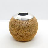 Sterling Silver Mounted Royal Doulton Stoneware Match Striker Antique 1923 Birmingham