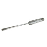 George III Sterling Silver Heraldic Crest Bone Marrow Scoop Antique 1814 London