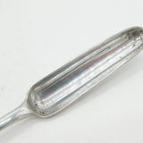 George III Sterling Silver Heraldic Crest Bone Marrow Scoop Antique 1814 London