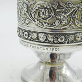 George III Sterling Silver Lion & Snake Pattern Christening Mug Antique 1811 London