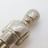 Victorian Silver Plated Novelty Soldier Children's Feeder Spoon Antique