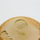 Sterling Silver Mounted Royal Doulton Stoneware Match Striker Antique 1923 Birmingham