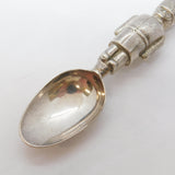 Victorian Silver Plated Novelty Soldier Children's Feeder Spoon Antique