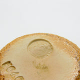 Sterling Silver Mounted Royal Doulton Stoneware Match Striker Antique 1923 Birmingham