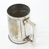 WWII Silver Plated Pint Tankard Detailing the Allied North Africa Campaign c1944