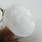 WWII Silver Plated Pint Tankard Detailing the Allied North Africa Campaign c1944