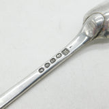 George III Sterling Silver Heraldic Crest Bone Marrow Scoop Antique 1814 London