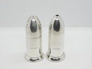 WW1-era Pair of Novelty Sterling Silver Shell Form Salt & Pepper Shakers Antique 1919