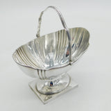 George III Sterling Silver Pedestal Swing-Handle Sugar Bowl Antique 1795 London