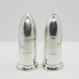 WW1-era Pair of Novelty Sterling Silver Shell Form Salt & Pepper Shakers Antique 1919