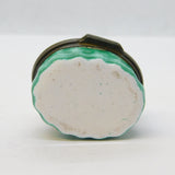 18th Century Bilston Enamel 'A Mothers Gift to a Deserving Child' Patch Box