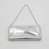 Victorian Russian Large Silver .875 Ladies Purse Elephant Pattern c1890 Antique
