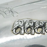 Victorian Russian Large Silver .875 Ladies Purse Elephant Pattern c1890 Antique