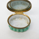 18th Century Bilston Enamel 'A Mothers Gift to a Deserving Child' Patch Box