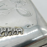 Victorian Russian Large Silver .875 Ladies Purse Elephant Pattern c1890 Antique