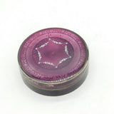 19th Century French .950 Silver Purple-White Guilloche Enamel Jewellery Box c1860
