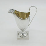 George III Sterling Silver Pedestal Cream Jug Antique 1793 London Bateman