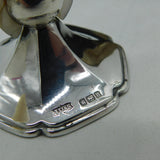 Edwardian Boxed Sterling Silver Mother of Pearl Winged Mascot Cutlery Rests