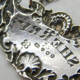 Early Victorian Sterling Silver Sherry Decanter Label 1843 London Antique