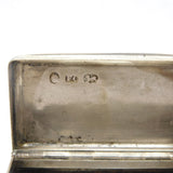 William IV Sterling Silver Floral Pattern Snuff Box Antique 1835 Birmingham