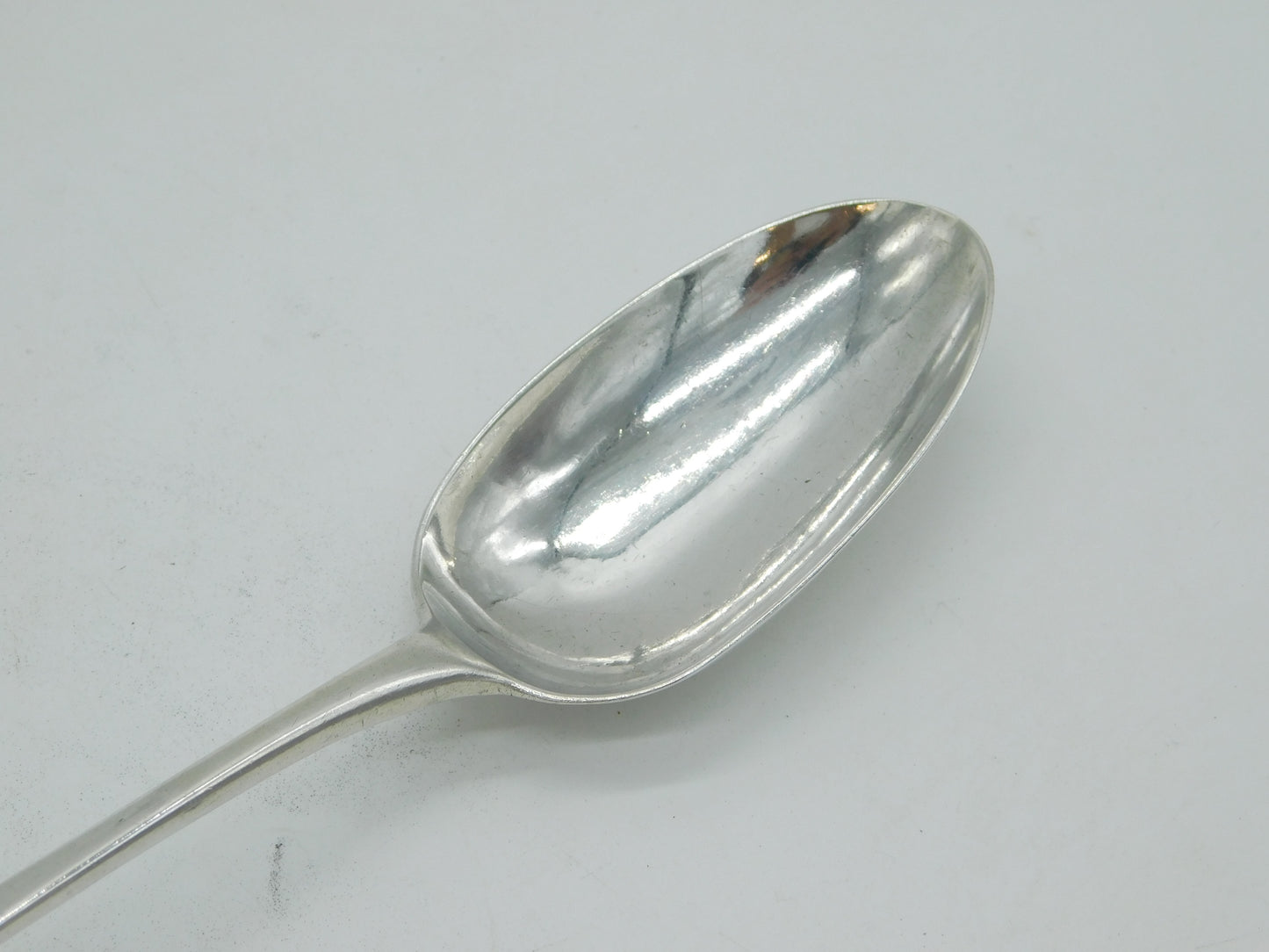 Hester Bateman George III Sterling Silver Serving Spoon Antique 1785 London