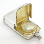 Victorian Sterling Silver Combination Vesta, Sovereign Case & Watch Antique 1888 Chester