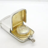 Victorian Sterling Silver Combination Vesta, Sovereign Case & Watch Antique 1888 Chester