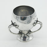 Art Nouveau Sterling Silver Planished Tyg Wine Goblet 1901 London Antique