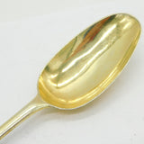 George I Britannia Standard Silver Gilt Hanoverian Tablespoon Antique 1723 London