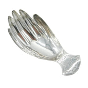 George III Sterling Silver 'Hand' Tea Caddy Spoon Antique 1811 London, Josiah Snatt
