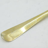 George I Britannia Standard Silver Gilt Hanoverian Tablespoon Antique 1723 London