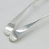 George III Pair of Sterling Silver Sauce Ladles Antique 1801 London John Emes
