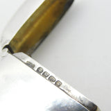 Victorian Sterling Silver Combination Vesta, Sovereign Case & Watch Antique 1888 Chester