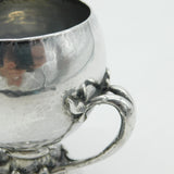 Art Nouveau Sterling Silver Planished Tyg Wine Goblet 1901 London Antique