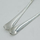George III Pair of Sterling Silver Sauce Ladles Antique 1801 London John Emes
