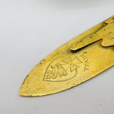 Victorian Gilt Metal Pointing Finger 'Trademark' Bookmark Antique c1840