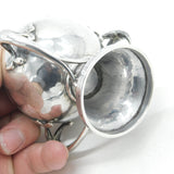 Art Nouveau Sterling Silver Planished Tyg Wine Goblet 1901 London Antique