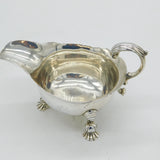 George II Sterling Silver Paw Foot Sauce Boat Antique 1735 London John Swift