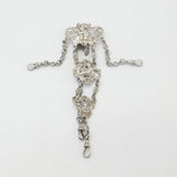 Victorian Sterling Silver Cherub Pattern Sewing Chatelaine Antique 1898 London