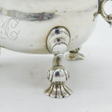 George II Sterling Silver Paw Foot Sauce Boat Antique 1735 London John Swift