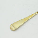 George I Britannia Standard Silver Gilt Hanoverian Tablespoon Antique 1723 London