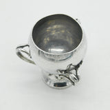 Art Nouveau Sterling Silver Planished Tyg Wine Goblet 1901 London Antique